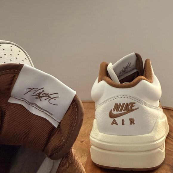 Nike Jordan Stadium 90 White Brown Women's Casual Shoes Size 6.5 FB2269-121 New - Picture 10 of 10